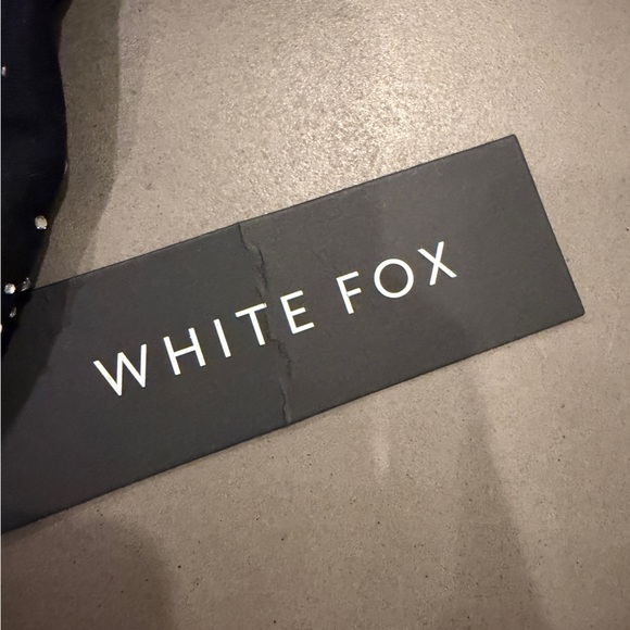 White Fox Boutique Black Sparkle Mini Dress NWT - Picture 7 of 7